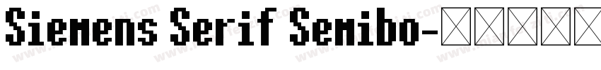Siemens Serif Semibo字体转换